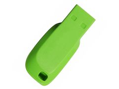 USB Flash Drive 16Gb - SanDisk Cruzer Blade Electric Green SDCZ50C-016G-B35GE (660198)