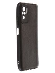 Чехол Neypo для Xiaomi Redmi Note 10 / 10S PU Leather Back Silicone Black NPUL22322 (855247)