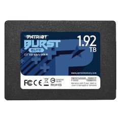 SSD накопитель Patriot Burst Elite PBE192TS25SSDR 1.9ТБ, 2.5", SATA III (1526792)