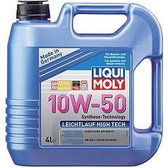 LIQUI MOLY Leichtlauf High Tech 10W-50 | НС-синтетическое 4Л (197)