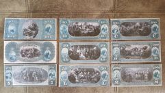 Качественные копии банкнот c В/З 1875 год. Национальный банк США. супер скидки!!!  