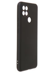Чехол DF для Oppo A15 / A15s с микрофиброй Silicone Black oOriginal-09 (830108)