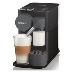 Капсульная кофеварка DELONGHI Nespresso Latissima EN500.B, 1400Вт, цвет: черный [0132193359] (1164811)