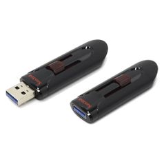 Флешка USB Sandisk Cruzer Glide 16ГБ, USB3.0, черный [sdcz600-016g-g35] (337953)