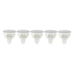 Упаковка ламп LED Эра GU5.3, спот, 5Вт, 4000К, белый нейтральный, ECO LED MR16-5W-840-GU5.3, 5 шт. [б0019061] (1419591)