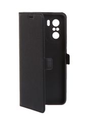Чехол DF для Poco F3 / Xiaomi Redmi K40 Black poFlip-04 (840375)