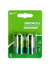 Батарейка C - GP R14 Greencell 14G-2CR2 (2 штуки) (253893)