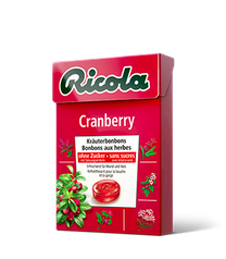 Леденцы Ricola Cranberry (клюква) (2294)