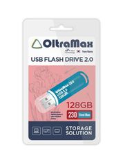 USB Flash Drive 128Gb - OltraMax 230 2.0 Steel Blue OM-128GB-230-Steel Blue (826024)