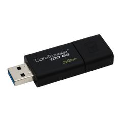 Флешка USB Kingston DataTraveler 100 G3 32ГБ, USB3.0, черный [dt100g3/32gb] (354327)