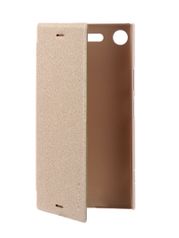 Аксессуар Чехол Nillkin для Sony Xperia XZ1 Sparkle Leather Case Gold (578541)