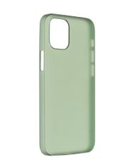 Чехол Luazon для APPLE iPhone 12 mini Plastic Transparent Green 6248012 (868942)