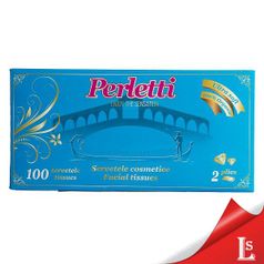 Perletti / Бумажные салфетки косметические двухслойные 100 шт (10258)