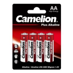 AA Батарейка CAMELION Plus Alkaline LR6-BP4, 4 шт. 2700мAч (1476331)