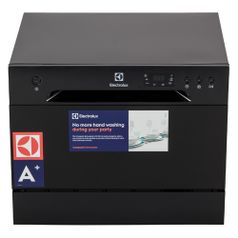 Посудомоечная машина Electrolux ESF2400OK, компактная, черный (410944)