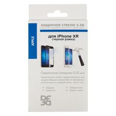 Защитное стекло для экрана DF iColor-19 для Apple iPhone XR/11 1 шт, черный [df icolor-19 (black)] (1085460)
