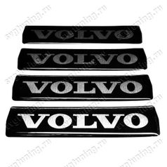 Наклейка на эмблему Volvo, чёрная