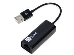 Сетевая карта 5bites USB2.0 - RJ45 UA2-45-02BK Black (160074)