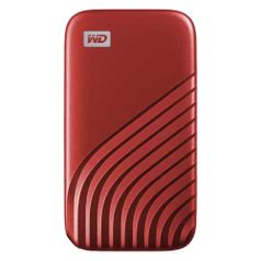 Внешний диск SSD WD My Passport WDBAGF0020BRD-WESN, 2ТБ, красный (1541364)