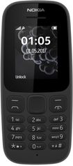 Сотовый телефон Nokia 105 (TA-1010) Black (437845)