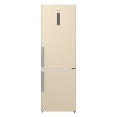 Холодильник GORENJE NRK6201MC-0, двухкамерный, бежевый/серебристый (375987)