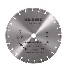 Диск алмазный отрезной 350 мм посадочное 25,4 мм Hilberg серия Hard Materials Laser HM108 (579886806)