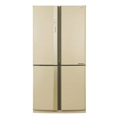 Холодильник SHARP SJ-EX98FBE, трехкамерный, бежевый (402190)