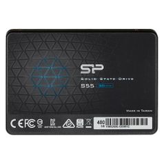 SSD накопитель Silicon Power Slim S55 SP480GBSS3S55S25 480ГБ, 2.5", SATA III (493255)