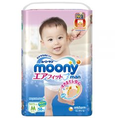 Подгузники Moony Man Трусики M 6-11кг 58шт 4903111184293 (497137)