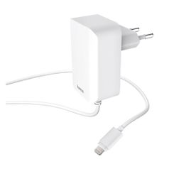 Сетевое зарядное устройство HAMA H-178342, 8-pin Lightning (Apple), 2.4A, белый (1382922)