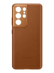 Чехол для Samsung Galaxy S21 Ultra Leather Cover Brown EF-VG998LAEGRU (808863)