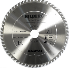 Диск пильный по дереву 400 мм серия Hilberg Industrial 400*60Т*50 мм HW420 (2164151206)