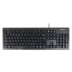 Клавиатура A4TECH KR-83, USB, черный [kr-83 black] (533406)