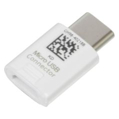 Переходник Samsung EE-GN930, USB Type-C (m) - micro USB (f), белый [ee-gn930bwrgru] (394143)