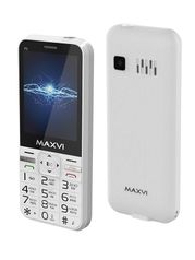 Сотовый телефон Maxvi P3 White (867095)