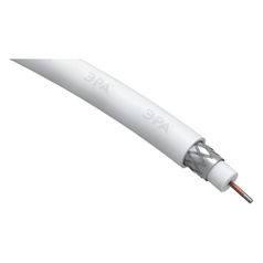 Кабель коаксиальный Эра RL-48-PVC100, RG-6/U, 100м, белый [б0044596] (1396857)