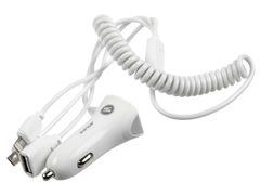 Зарядное устройство СИМА-ЛЕНД USB MicroUSB IPHONE White 3130965 (549938)