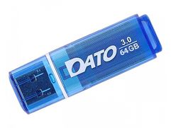 USB Flash Drive 64Gb - Dato DB8002U3 USB 3.0 Blue DB8002U3B-64G (768686)