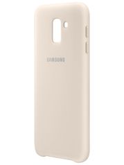 Аксессуар Чехол-накладка для Samsung Galaxy J6 2018 Dual Layer Cover Gold EF-PJ600CFEGRU (577353)