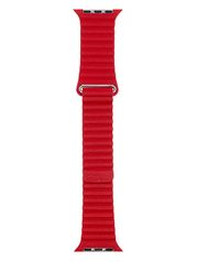 Аксессуар Ремешок Evolution для APPLE Watch 42/44mm Leather Loop AW44-LL01 Imperial Red 36782 (840797)