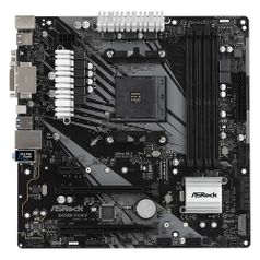 Материнская плата ASROCK B450M PRO4-F, SocketAM4, AMD B450, mATX, Ret (1138649)