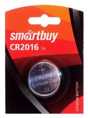 Батарейка CR2016 - SmartBuy SBBL-2016-1B (680606)