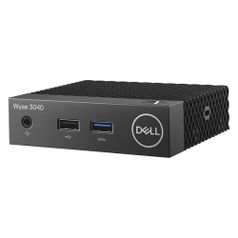 Тонкий клиент Dell Wyse Thin 3040 3Y PS, Intel Atom x5-Z8350, DDR3L 2ГБ, 16ГБ(SSD), Intel HD Graphics 400, ThinOs, черный [3040-3364] (1410104)