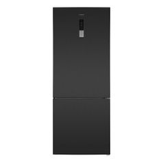 Холодильник MAUNFELD MFF1857NFSB, двухкамерный, черный (1444193)