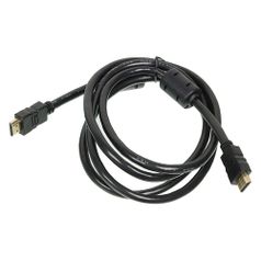 Кабель аудио-видео Buro HDMI 1.4, HDMI (m) - HDMI (m) , ver 1.4, 1.8м, ф/фильтр, черный [hdmi-19m/19m-1.8m-mg] (817219)