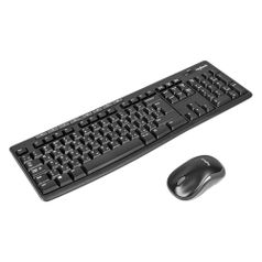 Комплект (клавиатура+мышь) Logitech MK270, USB, беспроводной, черный [920-004518] (773012)