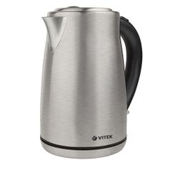 Чайник электрический Vitek VT-7020-01, 2000Вт, серебристый (489098)