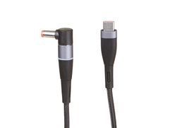 Аксессуар Baseus Zinc Magnetic Series Lenovo Laptop Charging Cable Type-C to DC Round Port 100W 2m Black CATXC-X01 (857607)