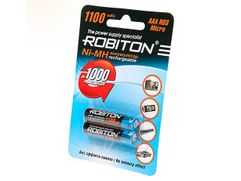 Аккумулятор AAA - Robiton 1100mAh 1100MHAAA-2 BL2 (2 штуки) 10187 (834913)