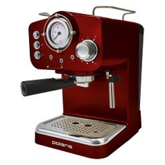 Кофеварка POLARIS PCM 1531E Retro, эспрессо, красный (1163240)
